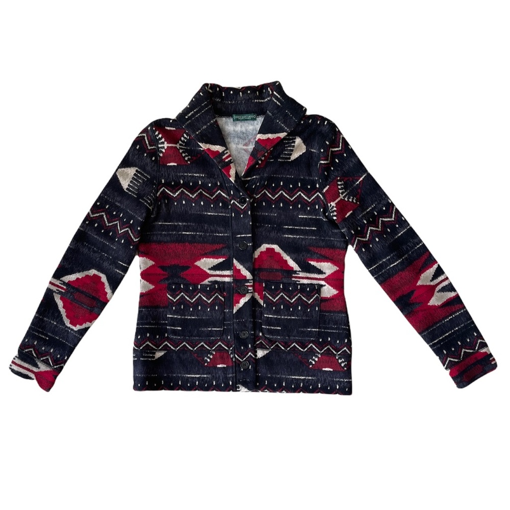 Lauren Ralph Lauren Jeans Navajo Tribal Southwestern Western Jacket Size Small